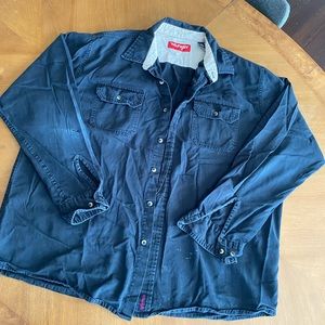 Wrangler Button Down Work Shirt Men’s XL